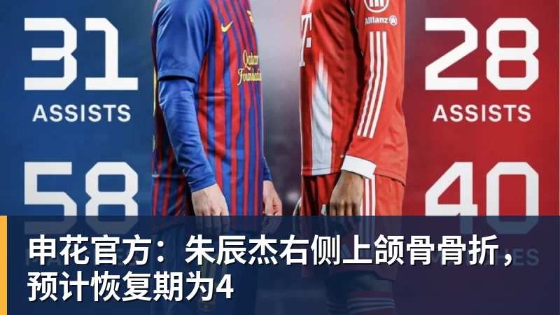 澳门十大正规电子游戏平台申花官方:朱辰杰右侧上颌骨骨折,预计恢复期为4